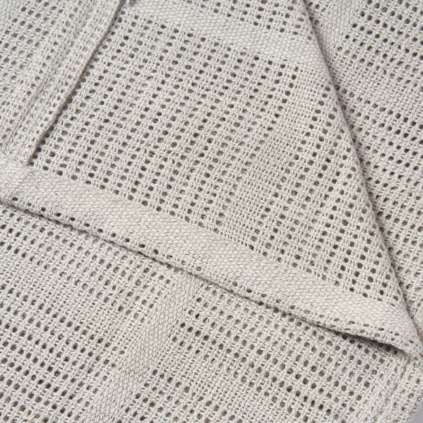 Grey Cellular Cot Blanket Cot - 100 x 150 cm