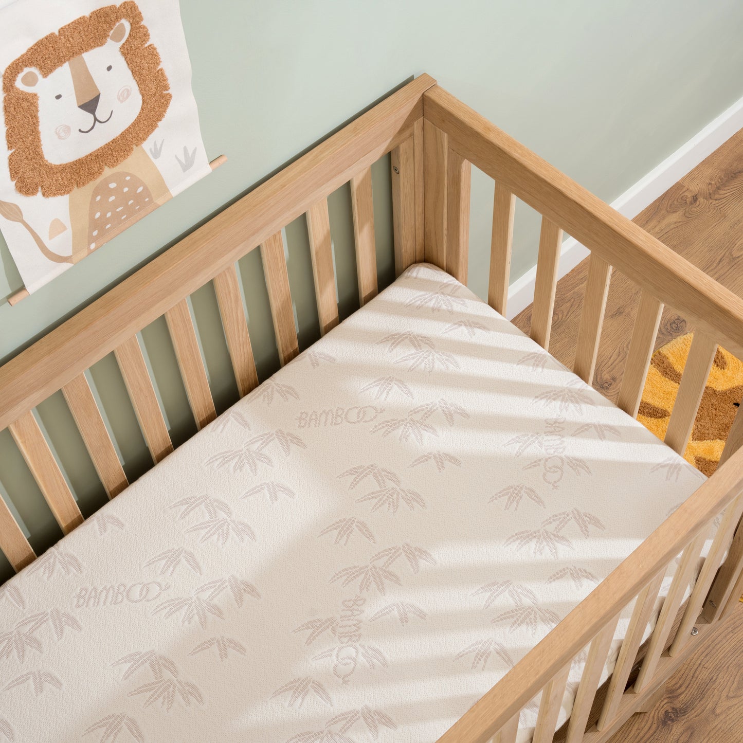 Clair de Lune Premium Bamboo Pocket Sprung Cot Bed Mattress - 140 x 70cm