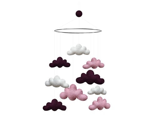 Clouds Mobile - Pink
