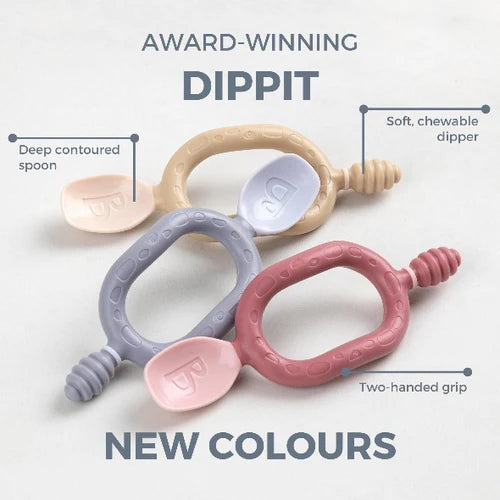 Dippit™ (two-pack) Multi-stage baby spoon and dipper - Mist