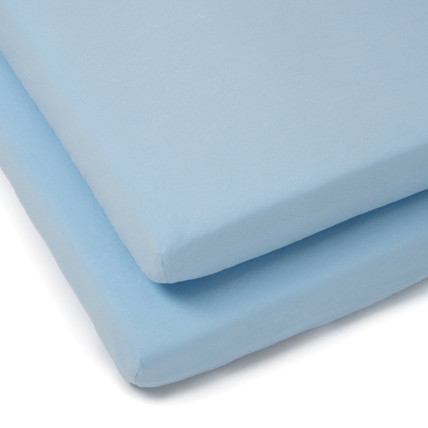 Clair de Lune Blue 2 Pack Cot Bed Sheets - 140 x 70 cm