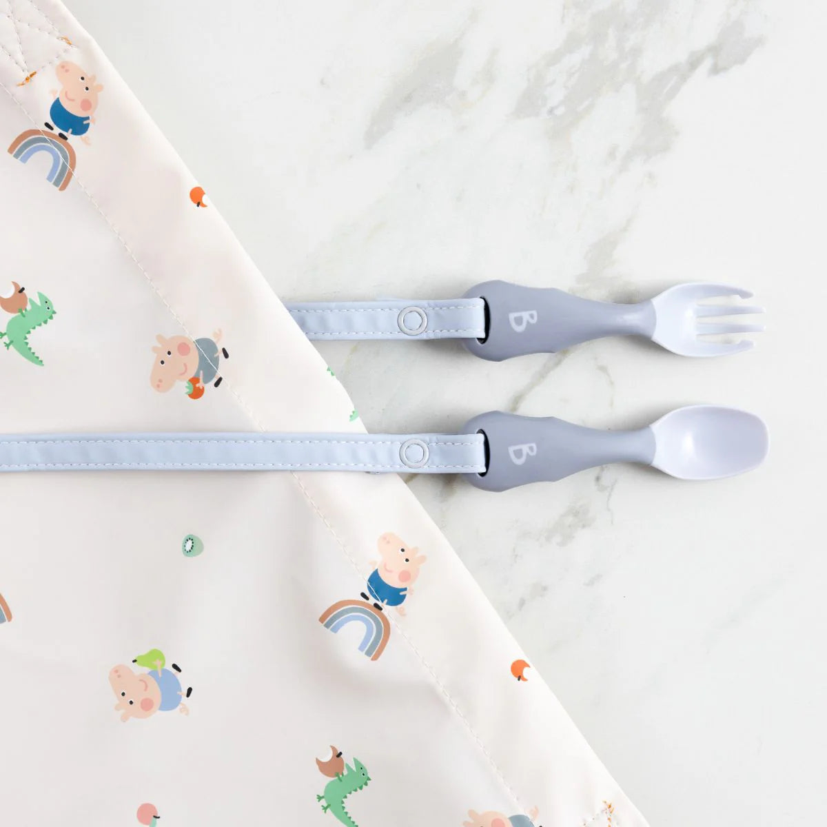 Attachable Weaning Cutlery - Mist