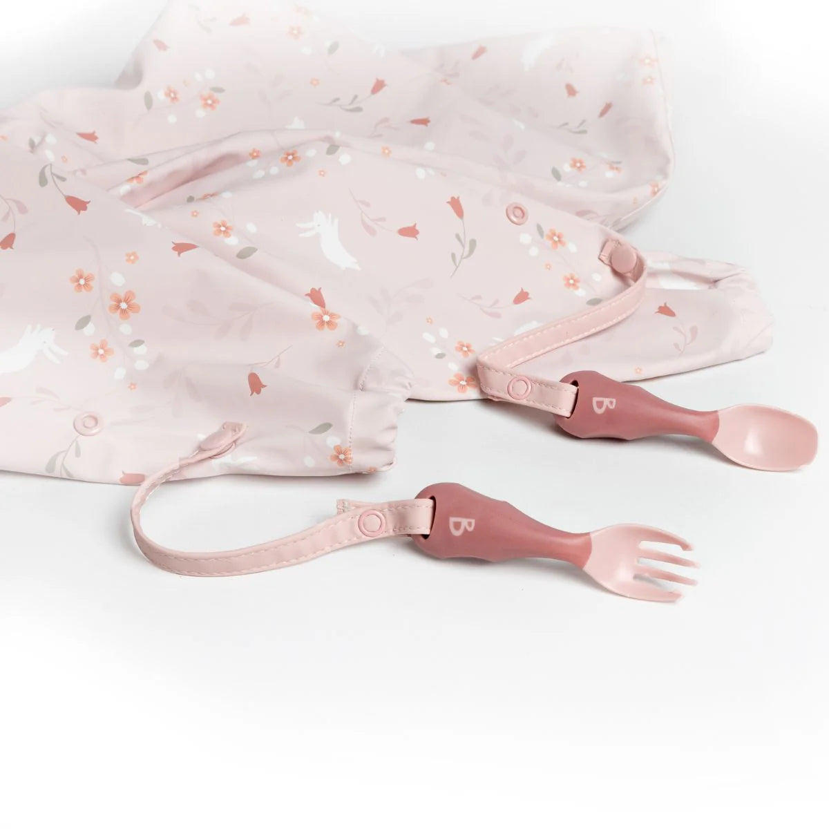 Attachable Weaning Cutlery - Blush