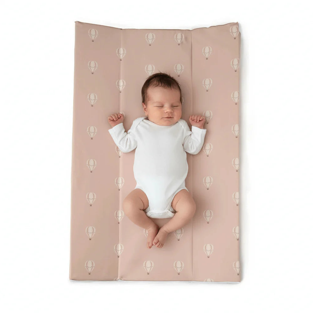 Hot Air Balloon Anti-Roll Wedge Baby Changing Mat Clair de Lune