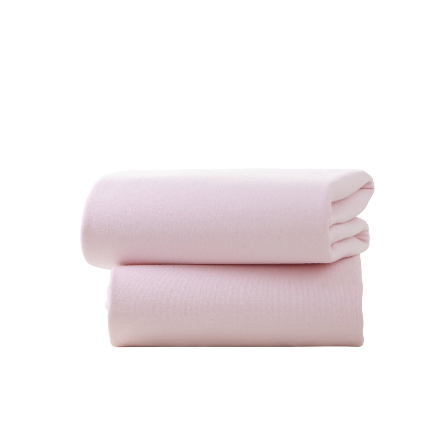 Clair de Lune Pink 2 Pack Moses Basket Sheets - 74 x 30 cm