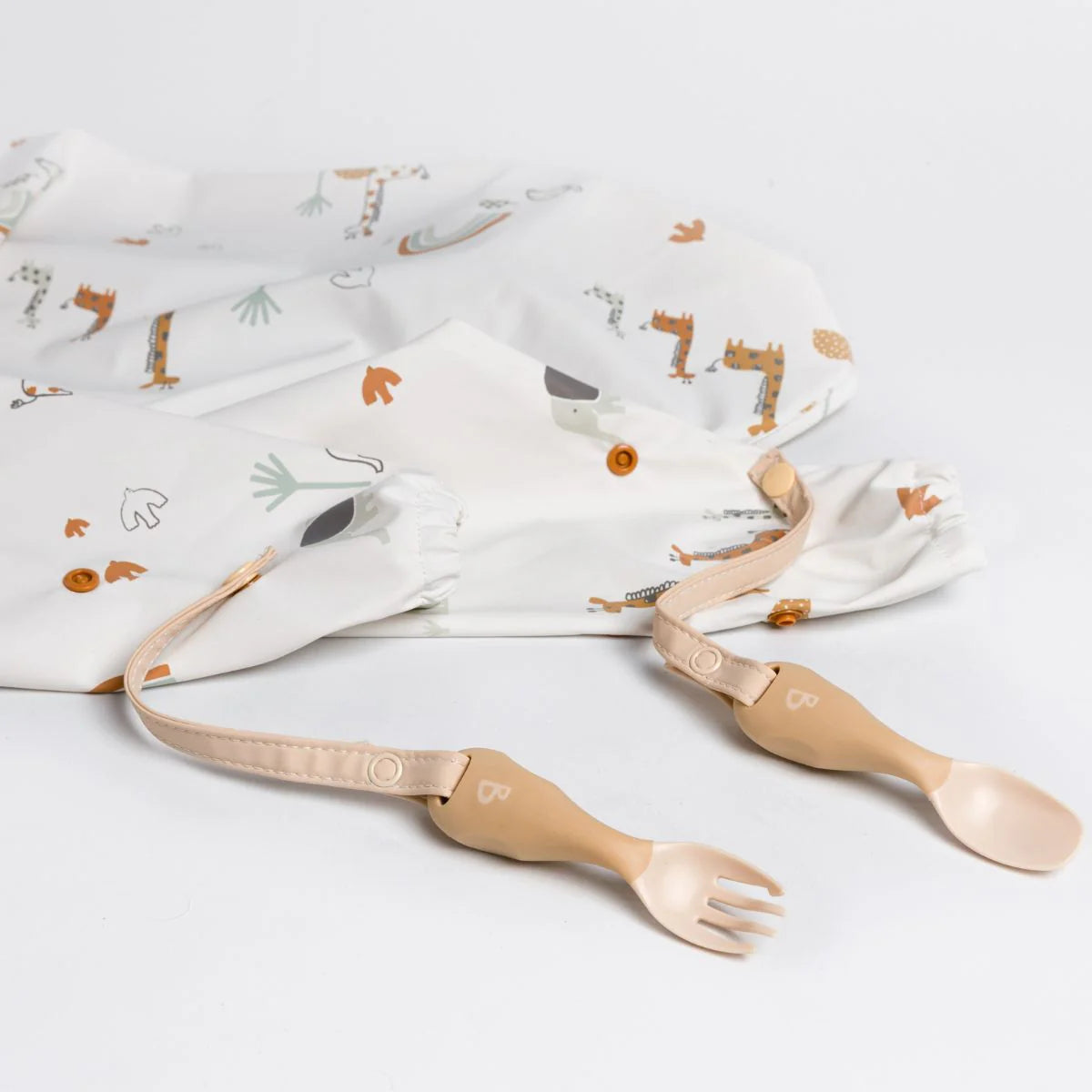 Attachable Weaning Cutlery - Fawn