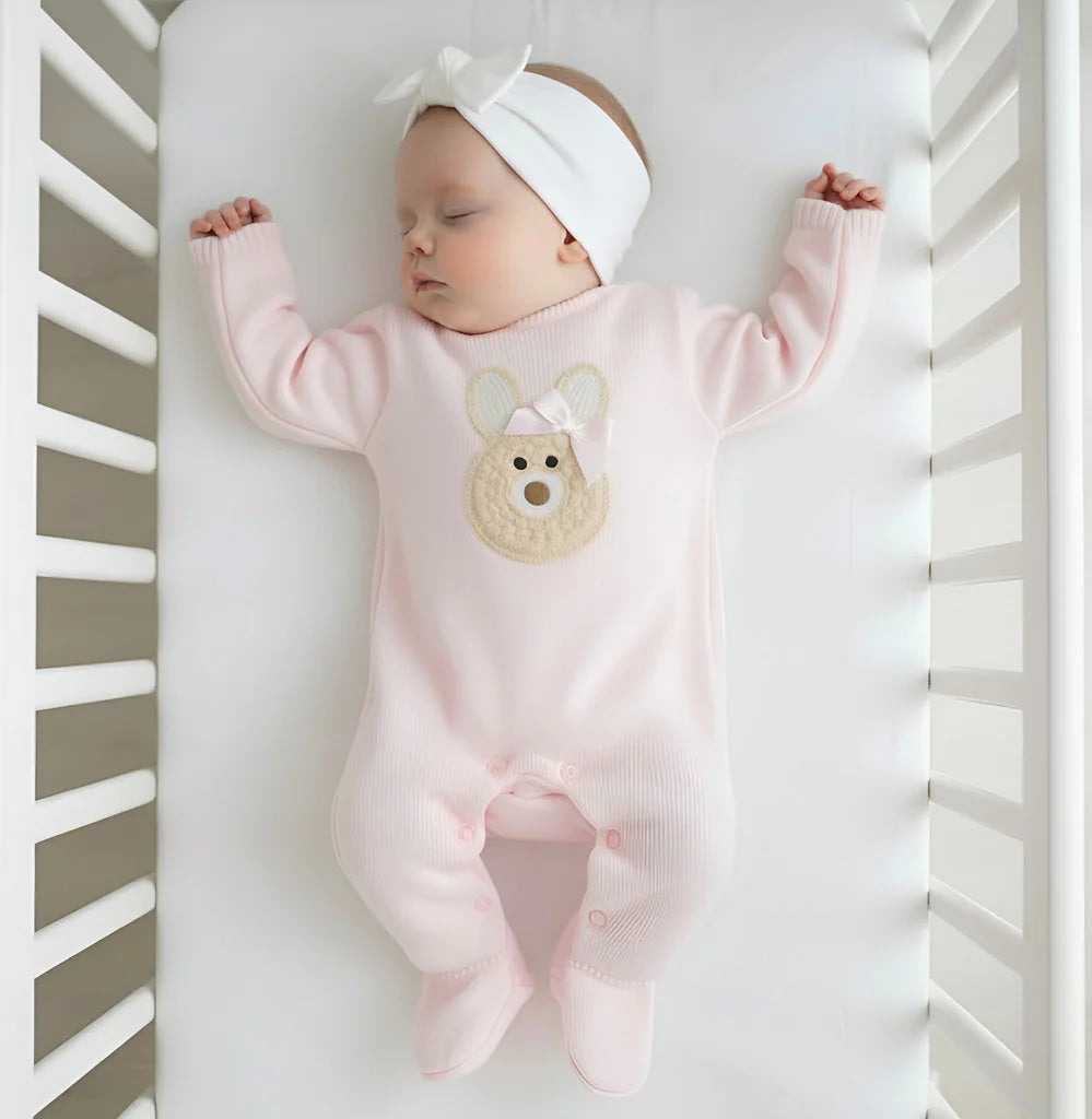 Pex Bunny Romper Pink