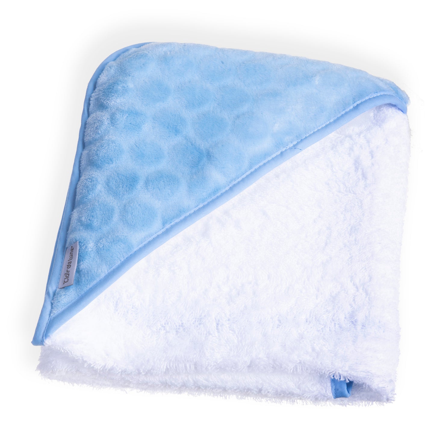 Clair de Lune Blue Marshmallow Hooded Towel
