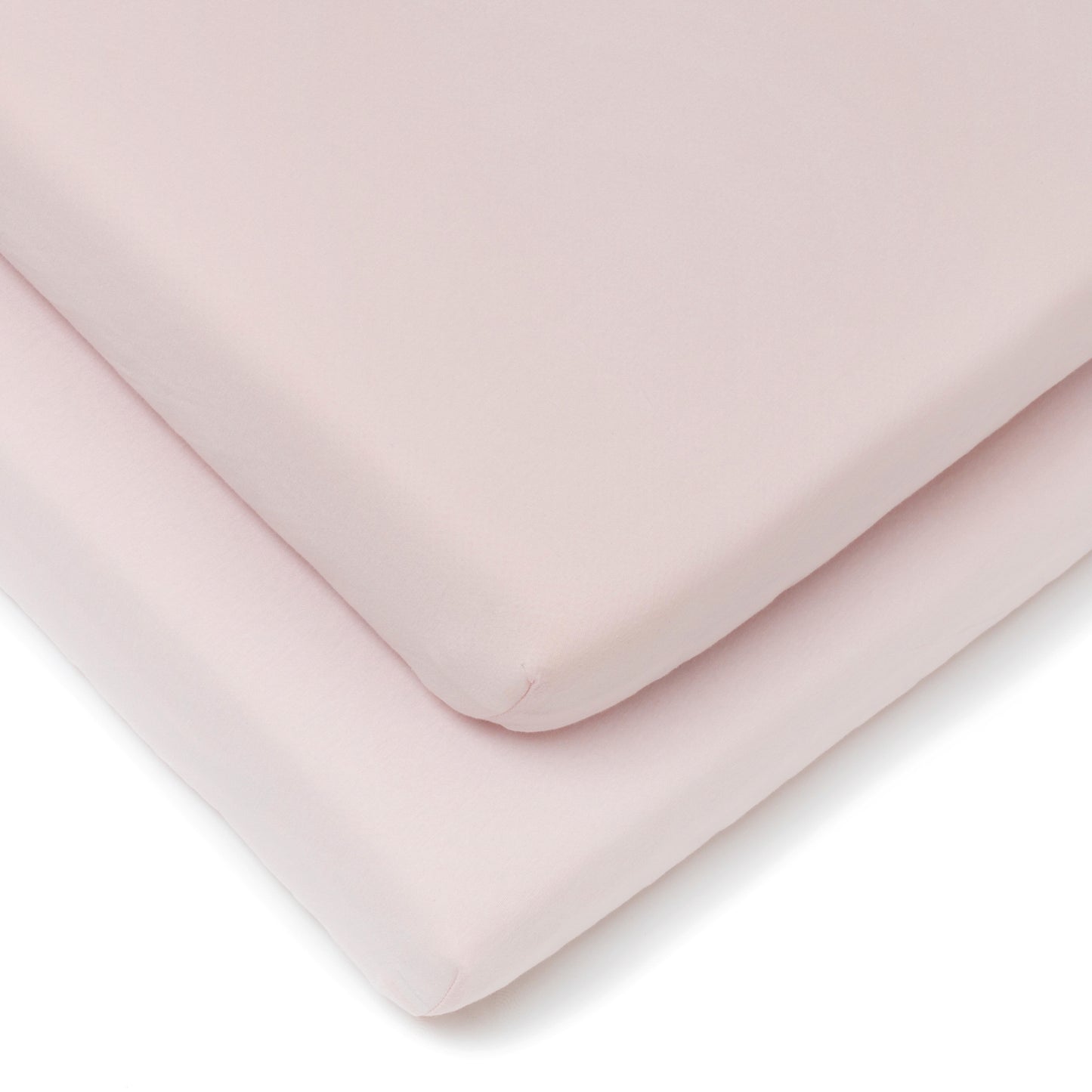 Clair de Lune Pink 2 Pack Cot Bed Sheets - 140 x 70 cm