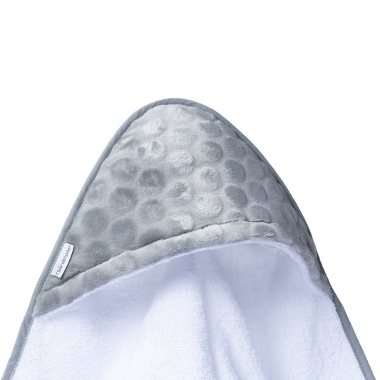 Clair de Lune Grey Marshmallow Hooded Towel