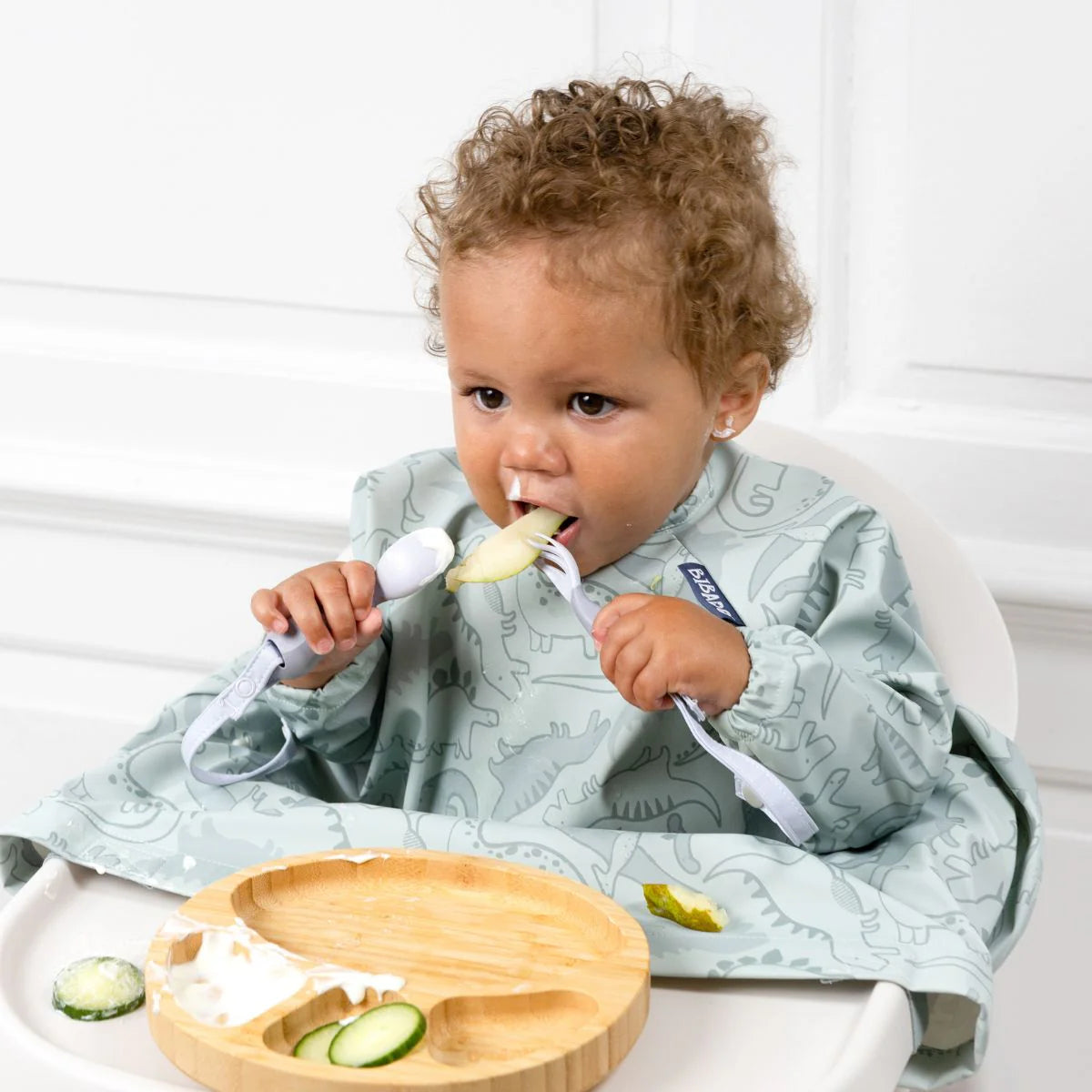 Attachable Weaning Cutlery - Mist