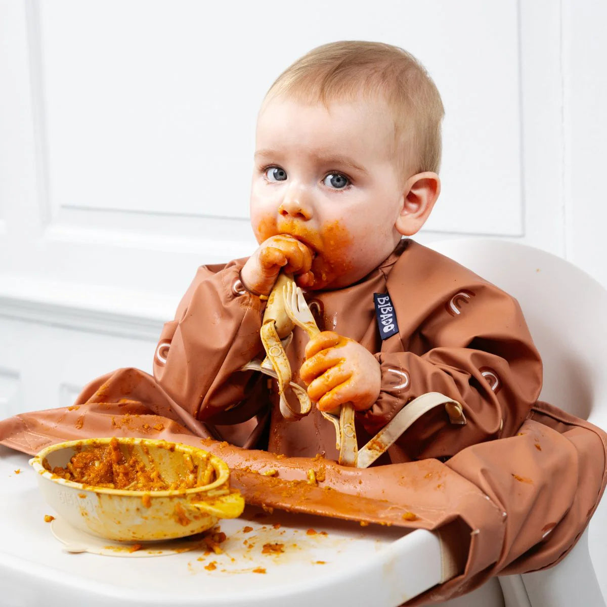 Attachable Weaning Cutlery - Fawn