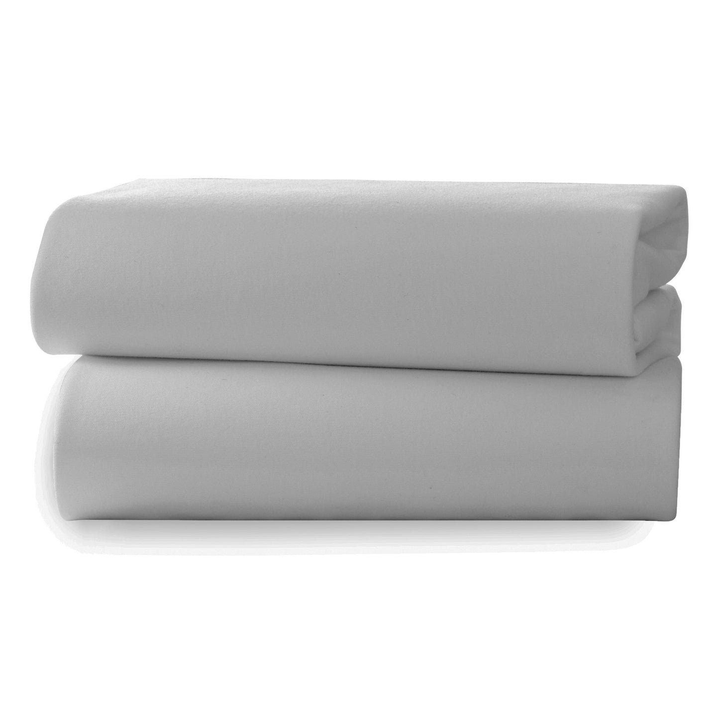 Clair de Lune Grey 2 Pack Moses Basket Sheets - 74 x 30 cm