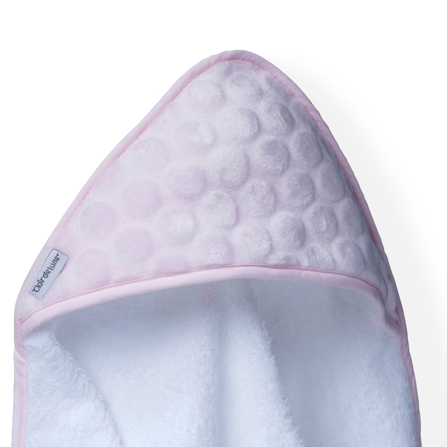 Clair de Lune Pink Marshmallow Hooded Towel