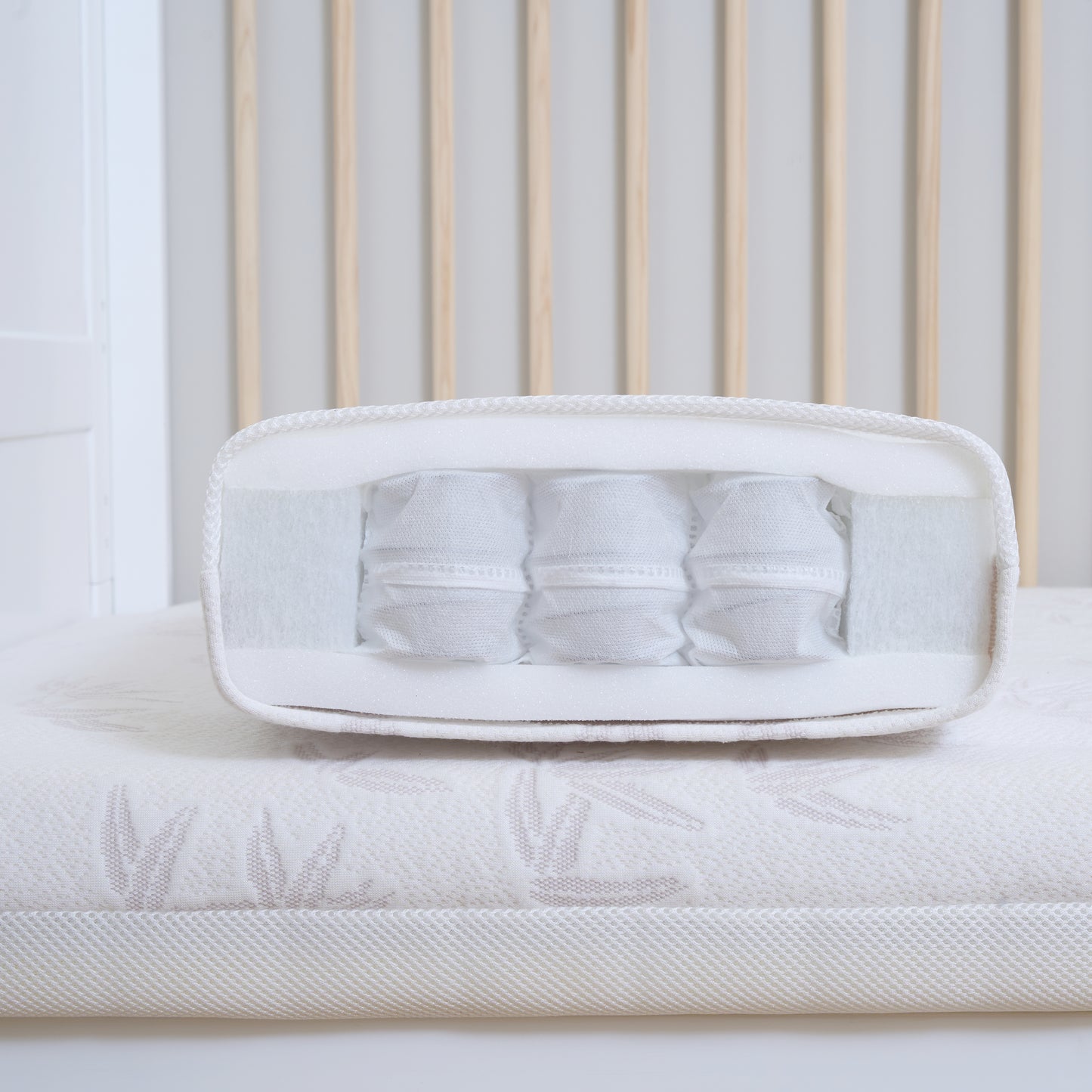 Clair de Lune 3D Mesh Bamboo Reversible Cot Bed Mattress - 140 x 70 cm
