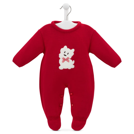 Dandelion Scotty Dog Knitted Onesie