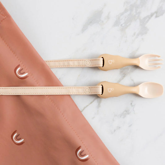 Attachable Weaning Cutlery - Fawn