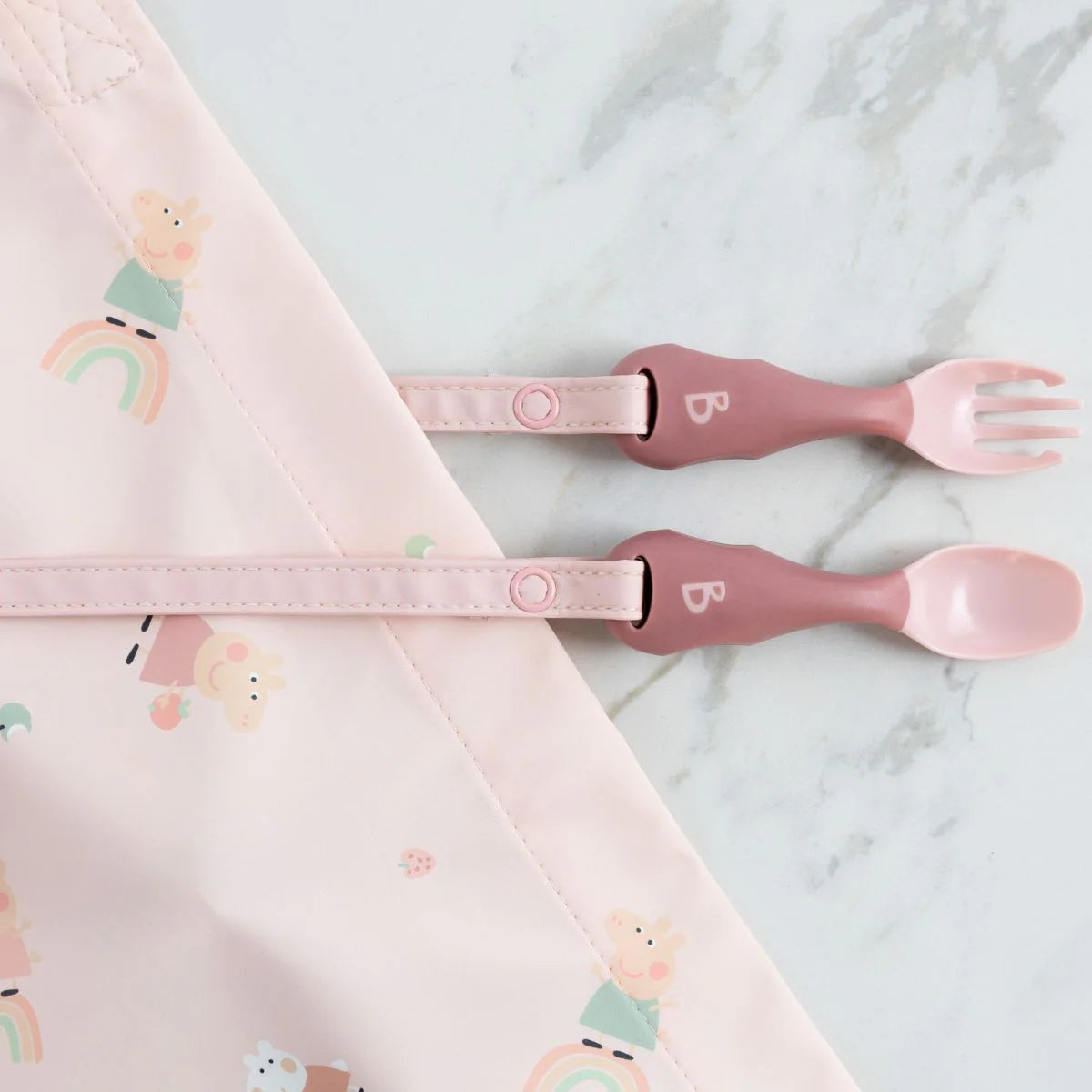 Attachable Weaning Cutlery - Blush
