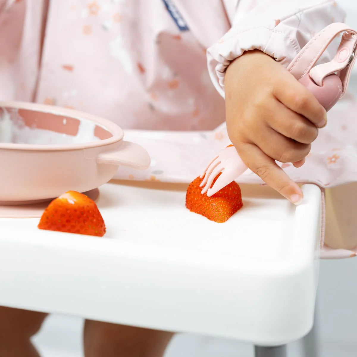 Attachable Weaning Cutlery - Fawn