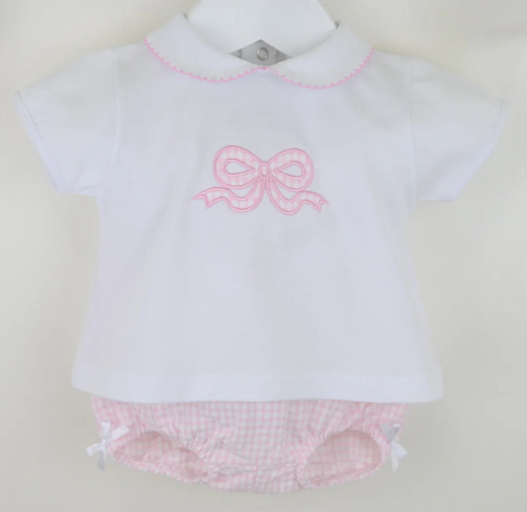 Pex Gingham Bow Outfit