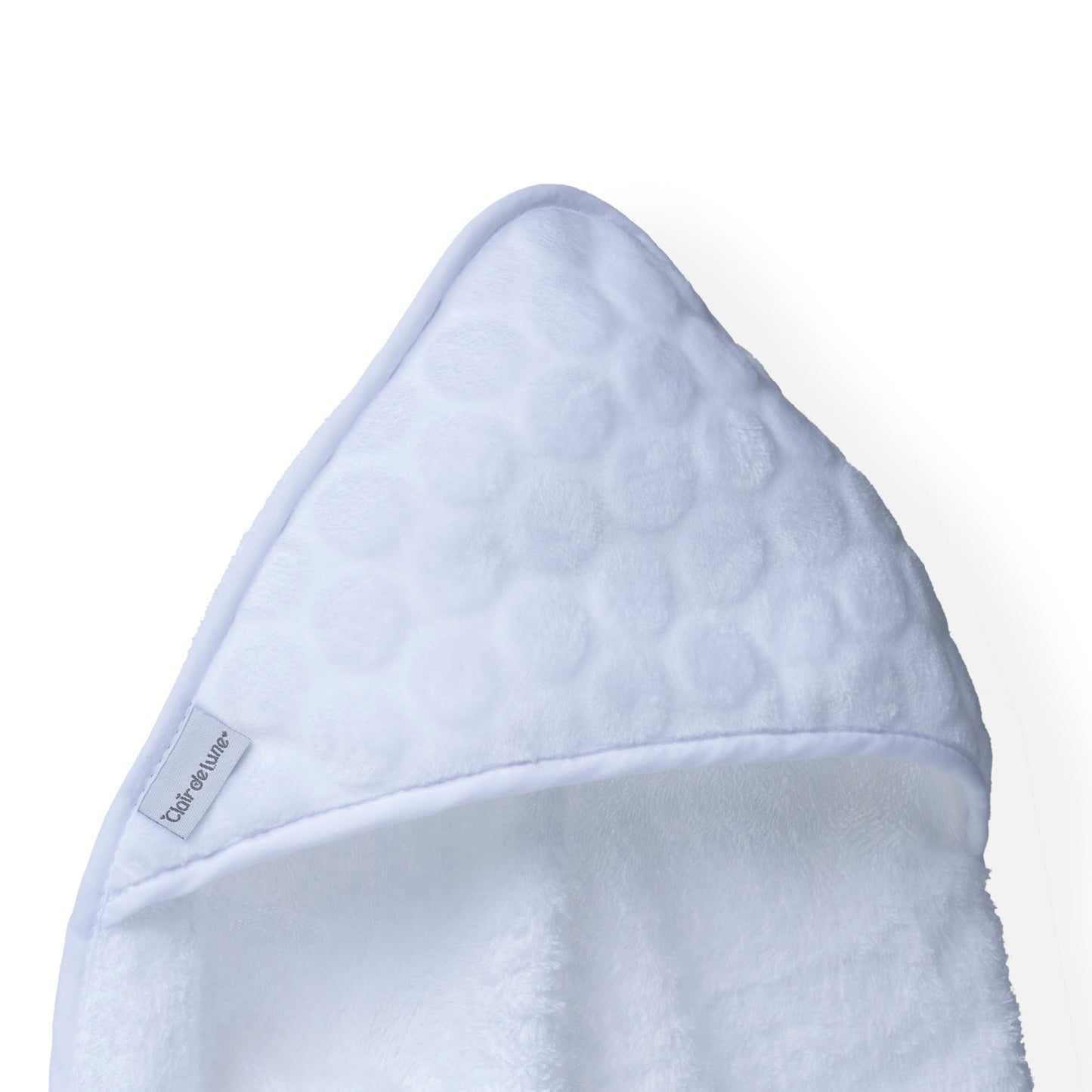 Clair de Lune White Marshmallow Hooded Towel