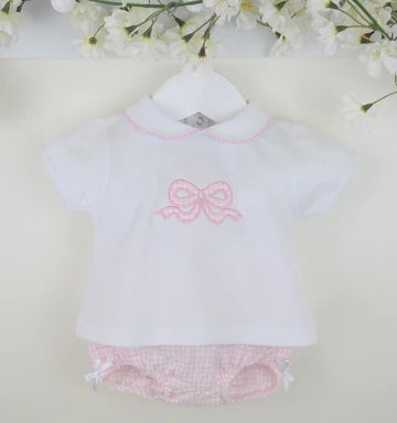 Pex Gingham Bow Outfit
