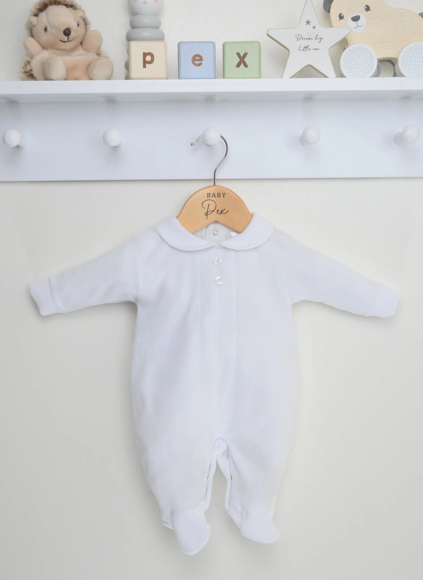 Pex Classic White Sleepsuit