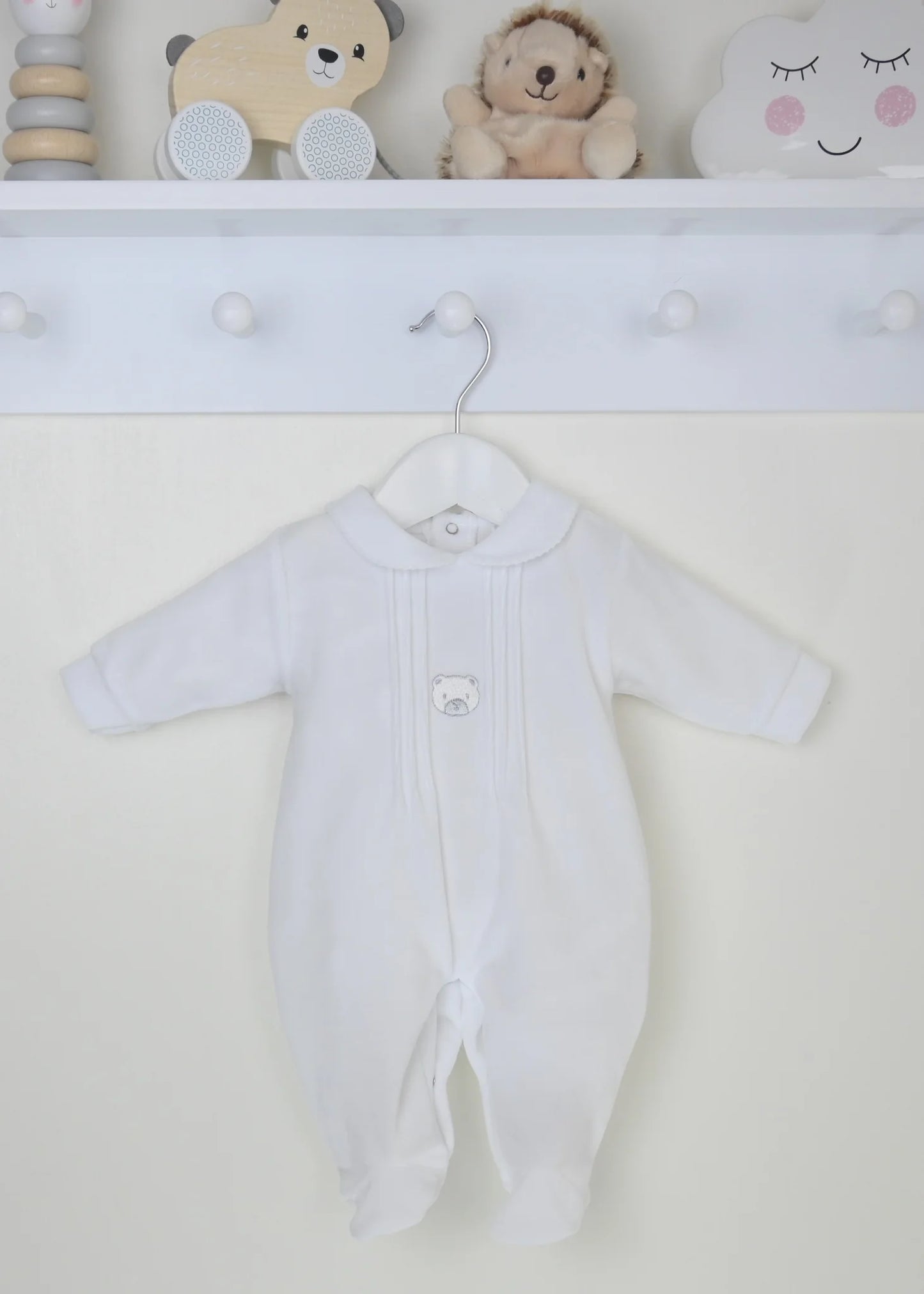 Pex White Bear Sleepsuit
