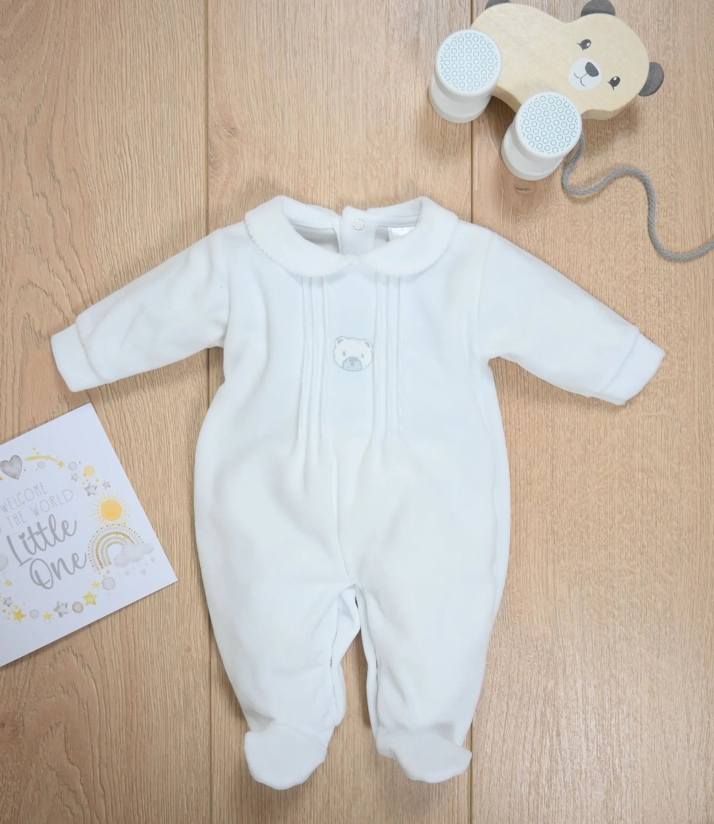 Pex White Bear Sleepsuit
