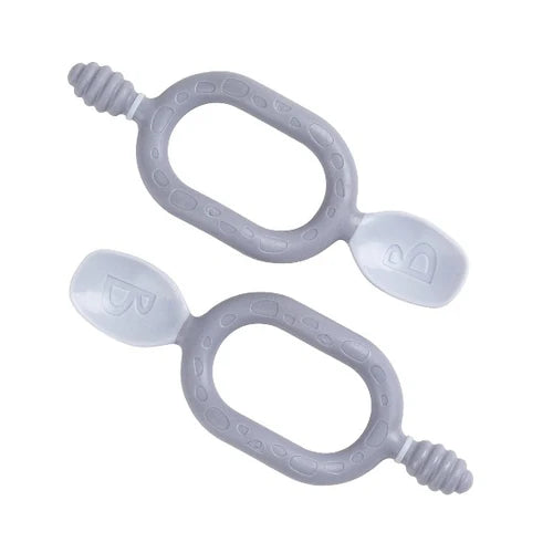 Dippit™ (two-pack) Multi-stage baby spoon and dipper - Fawn