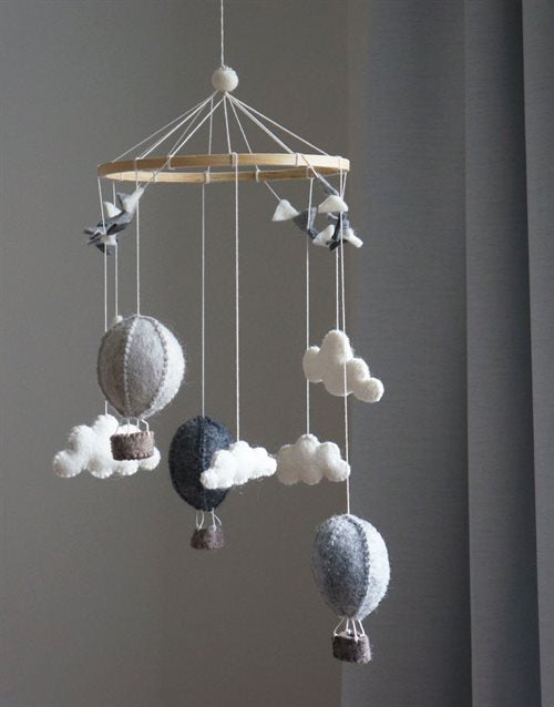 Air Balloons Mobile - Grey