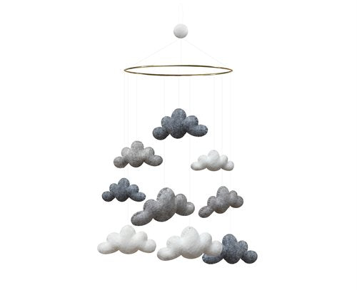 Clouds Mobile - Grey