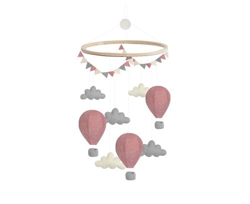 Air Balloons Mobile - Pink